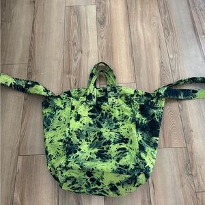 We the Free Denim Oversized Tote in Tie Dye